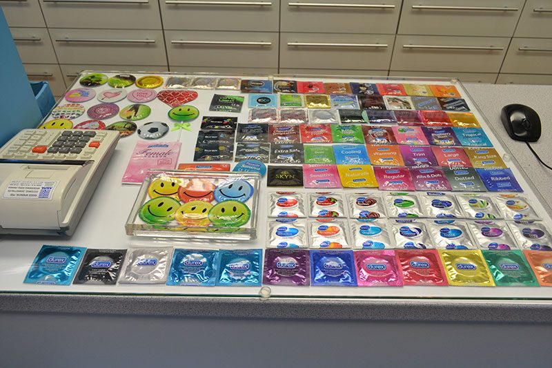 condoms distribution